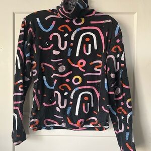 Nooworks squiggle turtleneck L